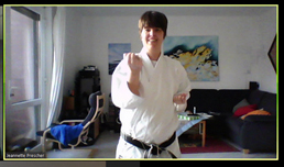 Prescher Sensei beim Onlinetraining